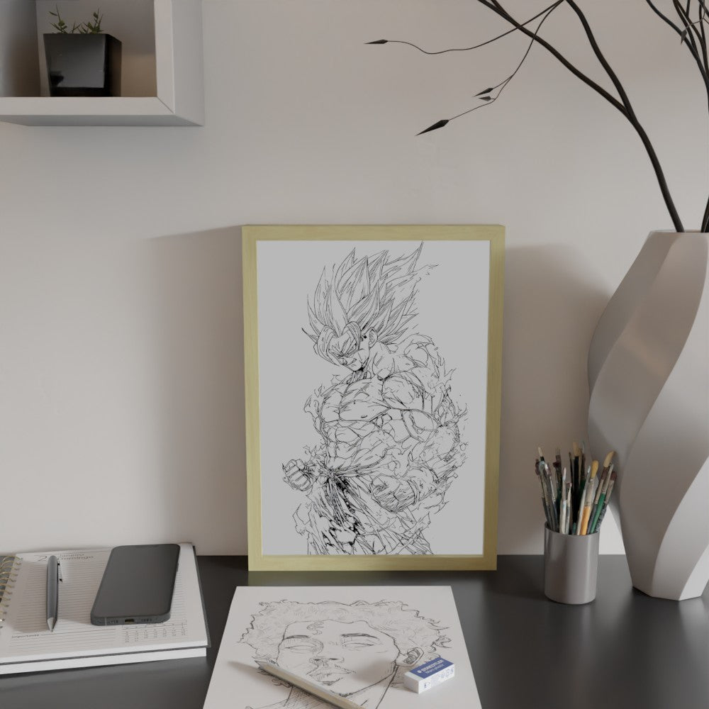 LED-Rahmen - Saiyajin-Legende (Son Goku)