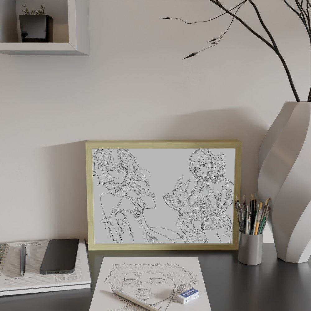 LED Frame - Solar Trio