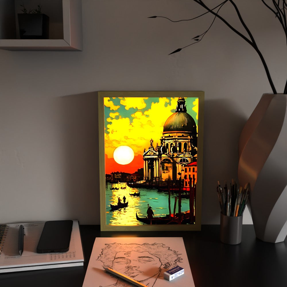 LED-Rahmen - Venezianische Reflexionen