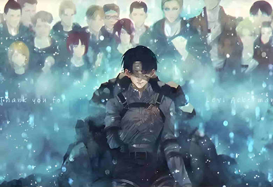 LED Frame - Oath of Freedom (Levi Ackerman)
