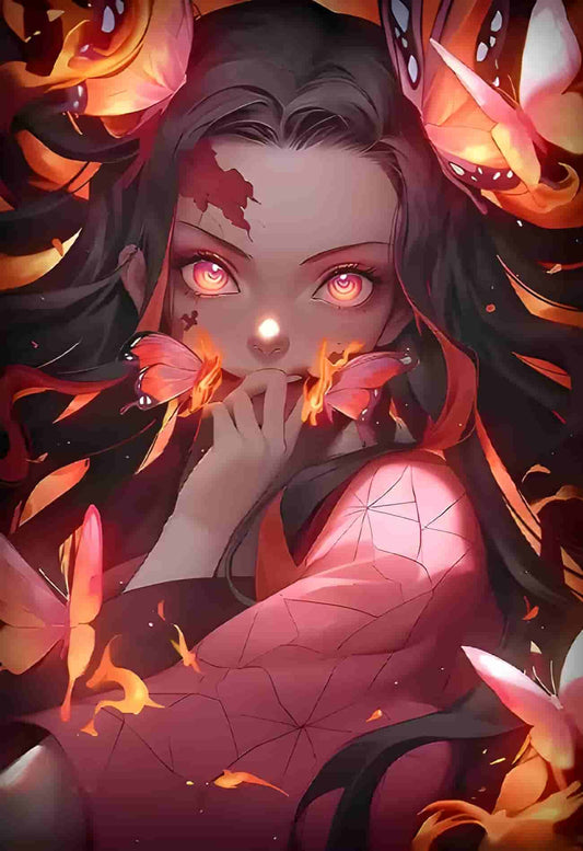 LED Frame - Demon's Gentleness (Nezuko Kamado)