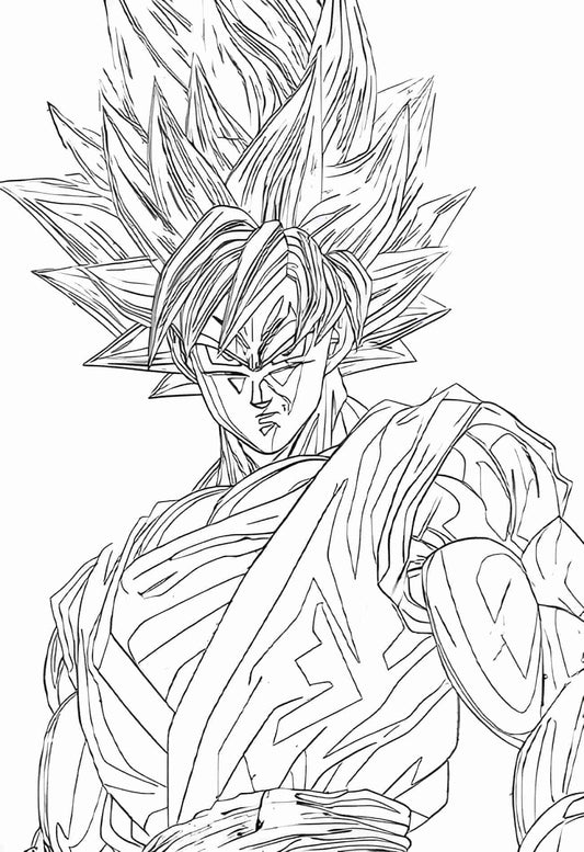 LED Frame - Warrior's Echo (Son Goku)