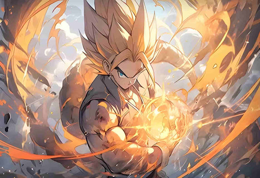 LED Frame - Warrior's Flame (Son Goku)