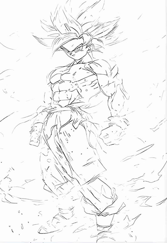 LED Frame - Light of Hope (Son Goku)
