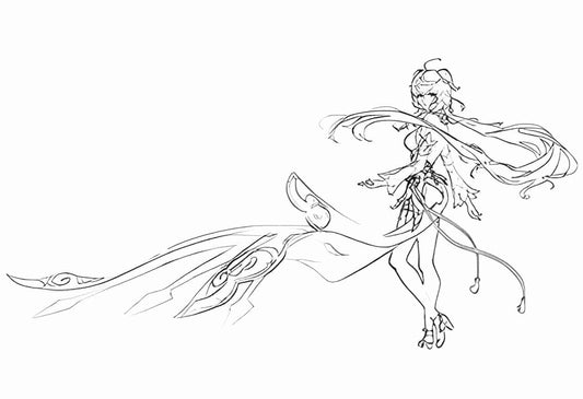 LED Frame - Qilin’s Breath (Ganyu)