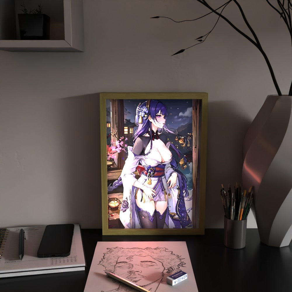 LED Frame - Protector of Inazuma (Raiden Shogun)