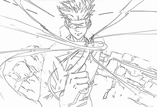 LED Frame - Reversed Glow (Satoru Gojo)