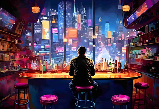 LED Frame - Cyberpunk Bar