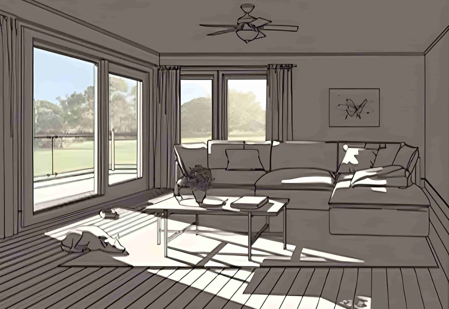 LED Frame - Contemporary Rest