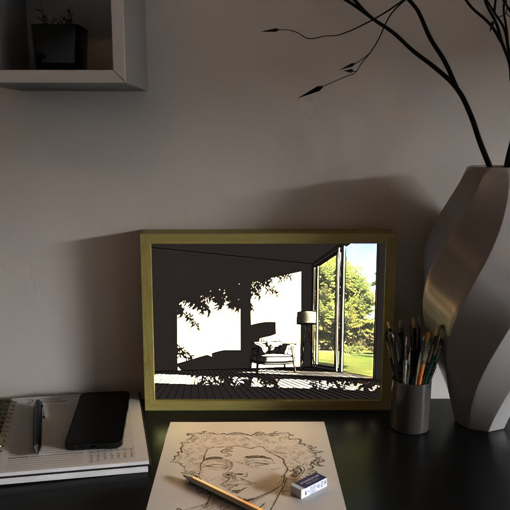 LED Frame - Green View