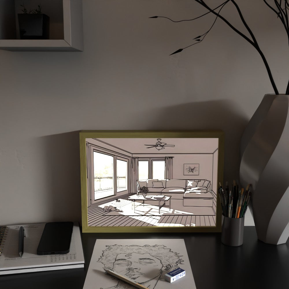 LED Frame - Contemporary Rest