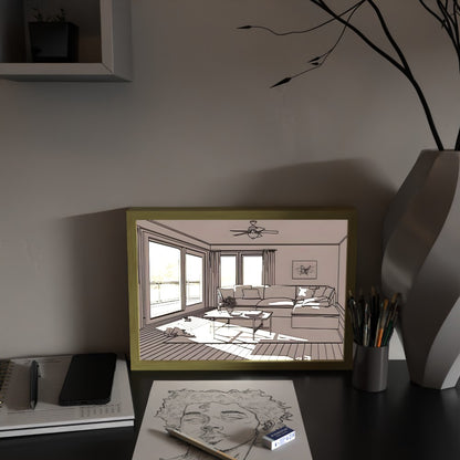 LED Frame - Contemporary Rest