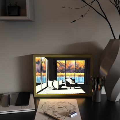 LED Frame - Modern Pause