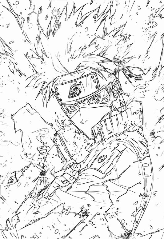 LED Frame - White Legacy (Kakashi Hatake)