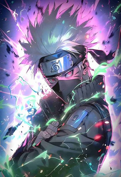 Cadre LED Lumineux - Héritage du Blanc (Kakashi Hatake)