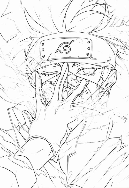 LED Frame - Copy Ninja's Mirage (Kakashi Hatake)