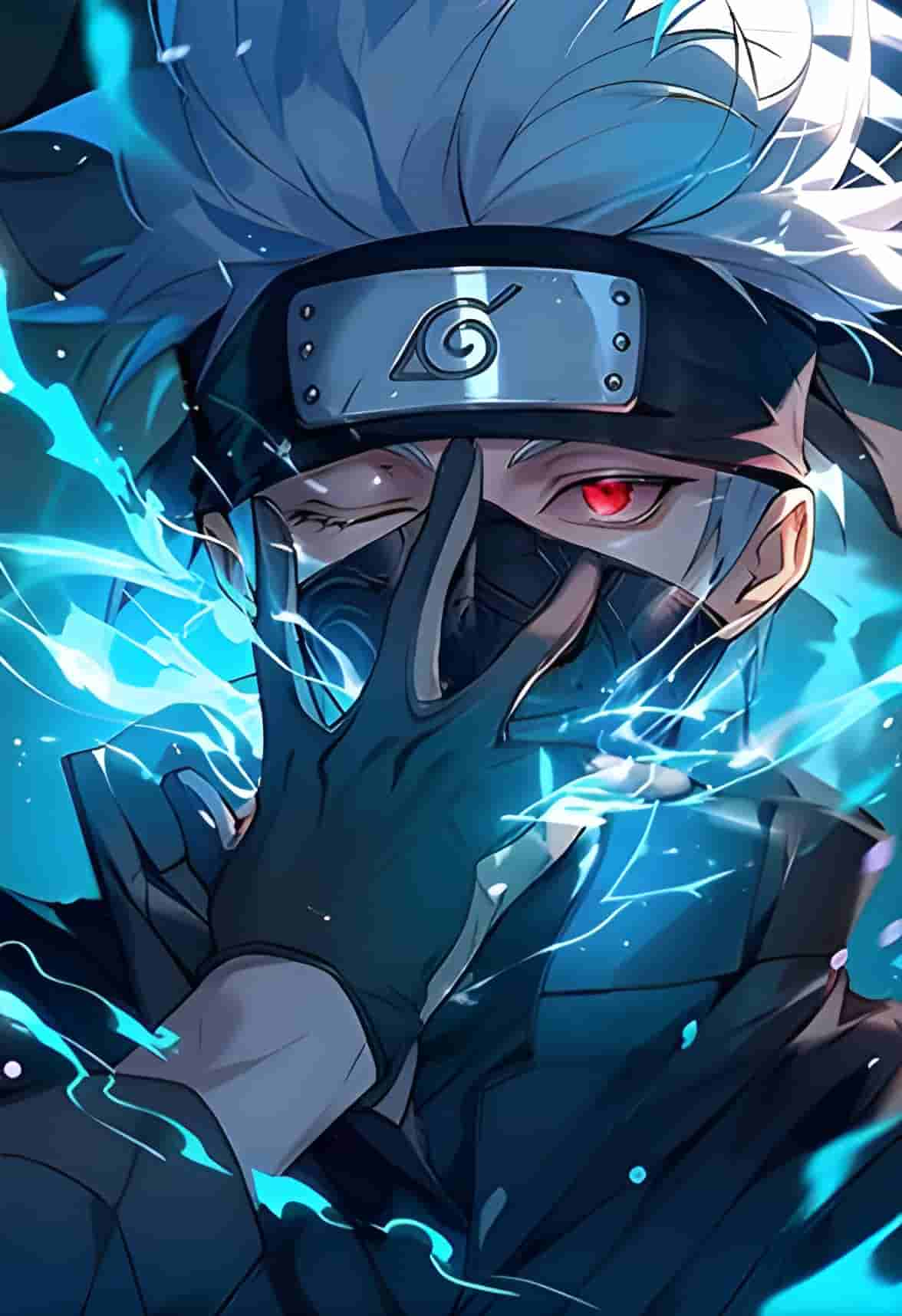 Cadre LED Lumineux - Mirage du Ninja Copieur (Kakashi Hatake)