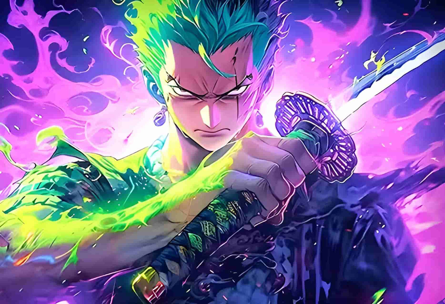 Cadre LED Lumineux - Lame de l’Aventurier (Roronoa Zoro)