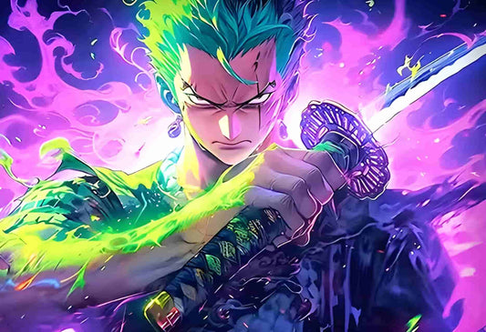 LED-Rahmen - Klinge des Abenteurers (Roronoa Zoro)