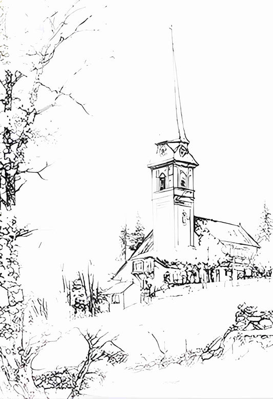 LED Frame - Alpine Sanctuary