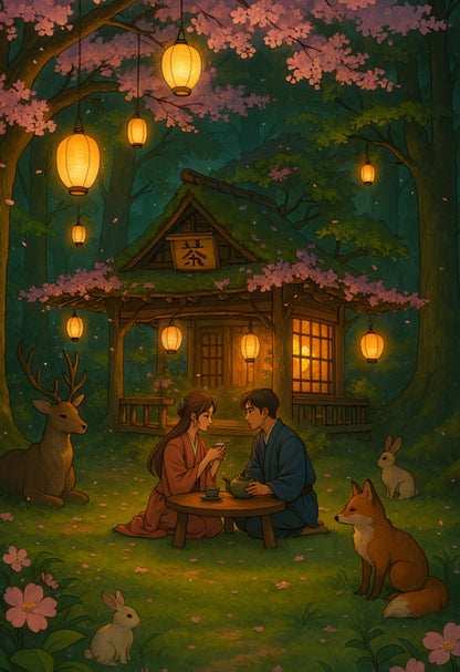 Cadre LED Lumineux - Teahouse
