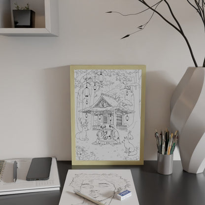 Cadre LED Lumineux - Teahouse