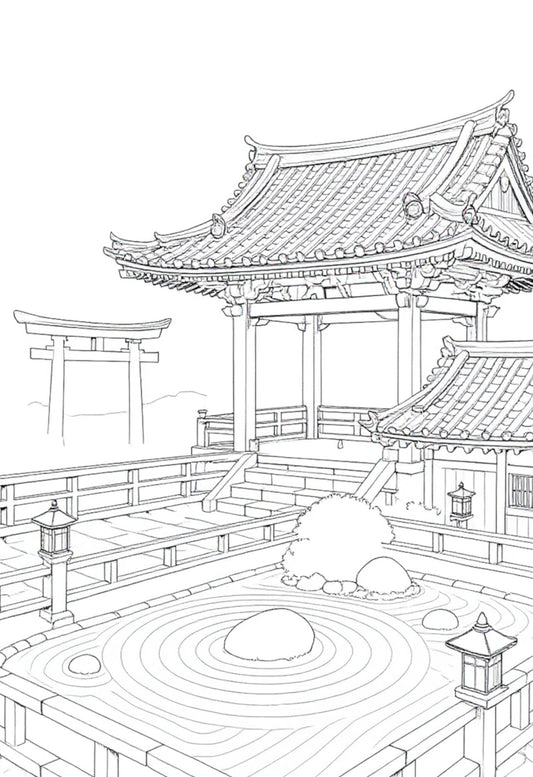 LED Frame - Zen Temple